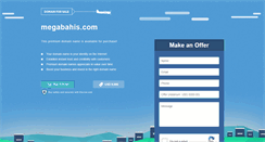 Desktop Screenshot of megabahis.com
